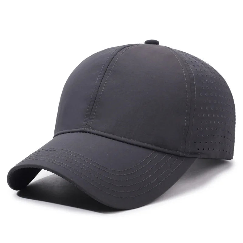 Cycling Baseball Cap Mesh Breathable Sun Hat Quick Dry Lightweight Fishing UV Protection Outdoor Summer Casual Cap