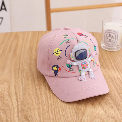 Four Seasons Cotton Cartoon Astronauts Casquette Baseball Cap