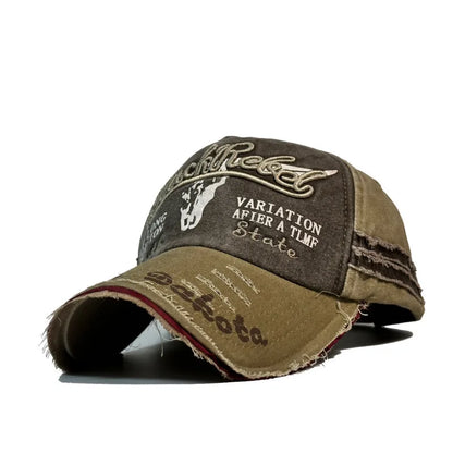 Washed Retro baseball Cap Made Old Adult Men