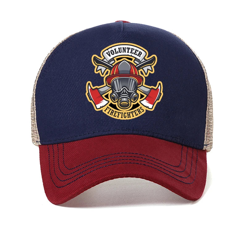 Firefighter Volunteer Baseball Cap Mans