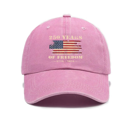 US 250th Anniversary Cap Washed Print Cap