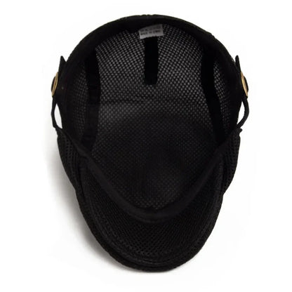 Men Summer Hollow Mesh Beret Breathable Vintage Forward Cap