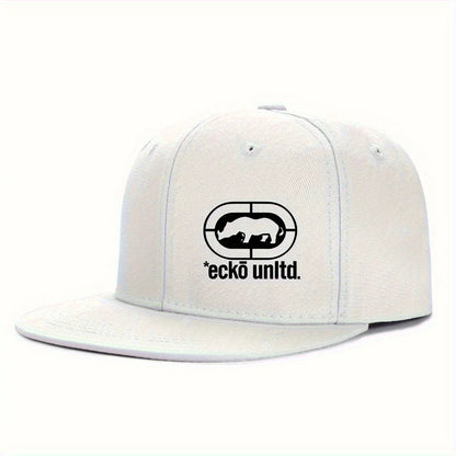 Fashionable Outdoor Flat Brimmed Hat Fun Patterns Simple Style Suitable For Both Men And Women