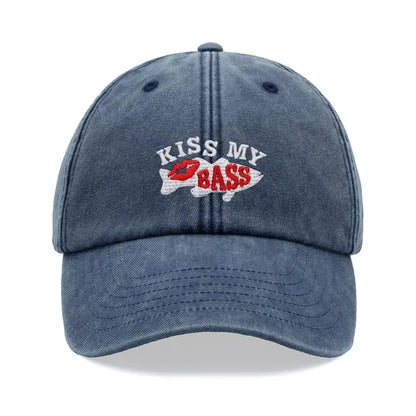 1pc "Kiss My Bass" Leisure Baseball Cap for Men
