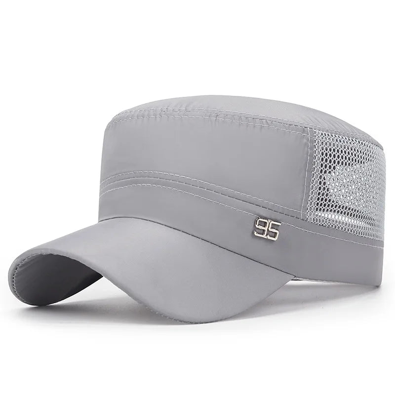 Military Cap Flat Top Hat Men's Baseball Hat