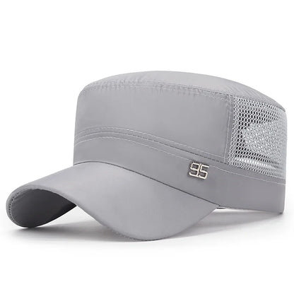 Military Cap Flat Top Hat Men's Baseball Hat