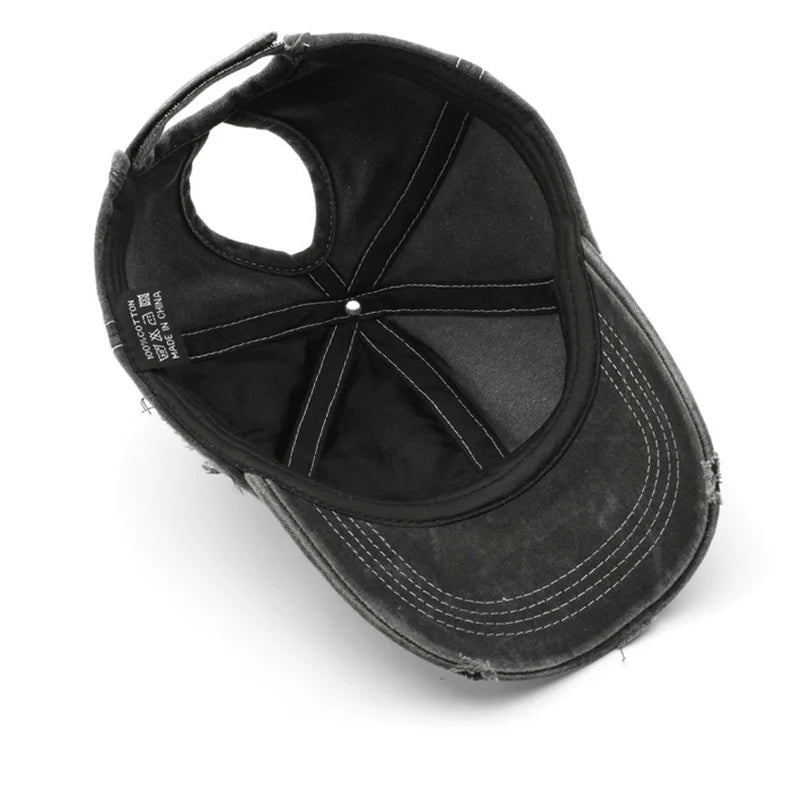 Four Seasons Cotton Star Embroidery Casquette Baseball Cap