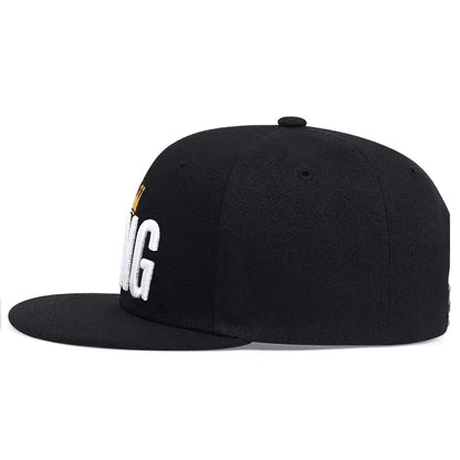 Unisex Crown King Embroidery Hip-Hop Hats