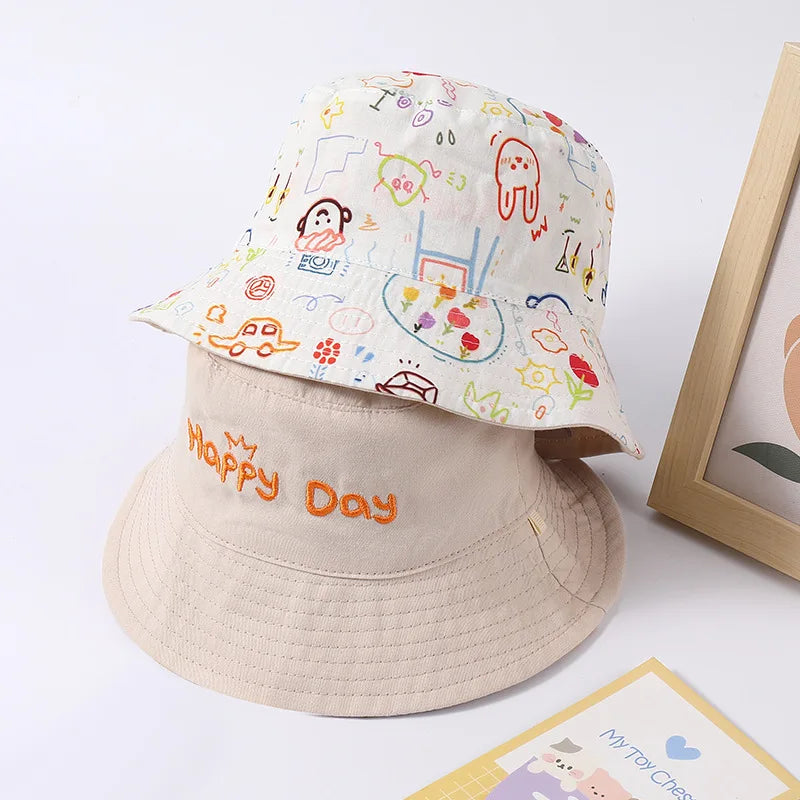 Reversible Fisherman Hat - Double-Sided Sun Protection Hat