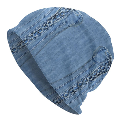 Streetwear Winter Warm Women Men Knitting Hat Unisex Adult Texture Bonnet Hats