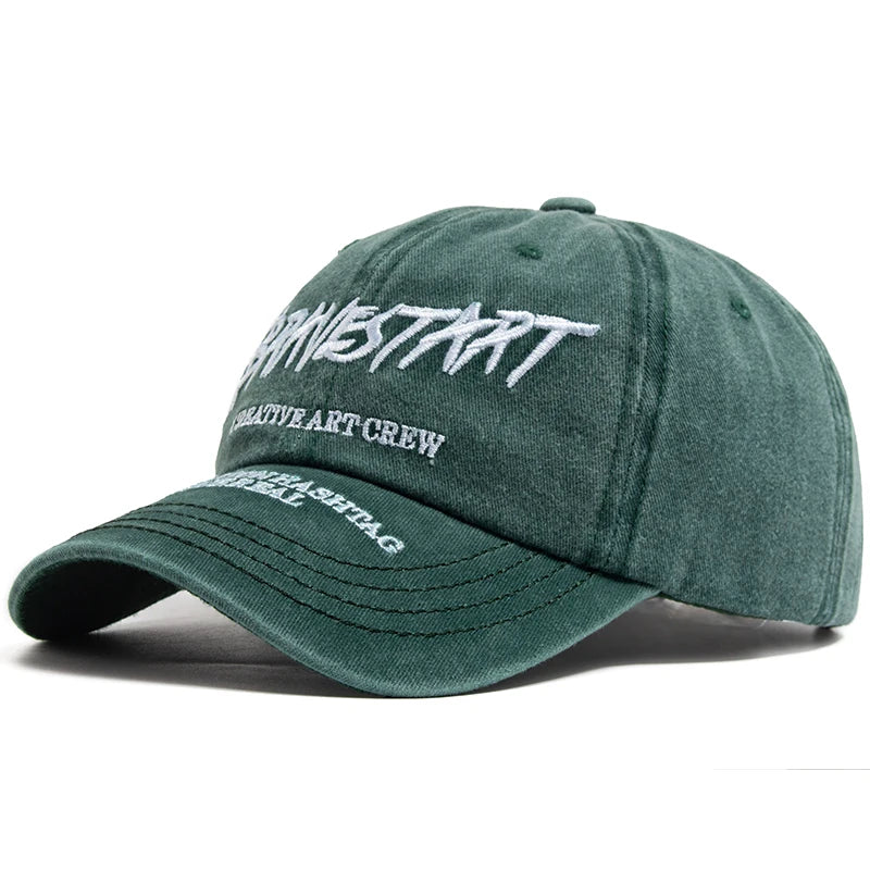 Fashion Women's Baseball Cap Embroidered Cotton Soft Top Men's Caps