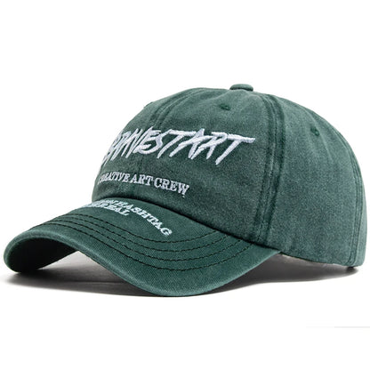 Fashion Women's Baseball Cap Embroidered Cotton Soft Top Men's Caps