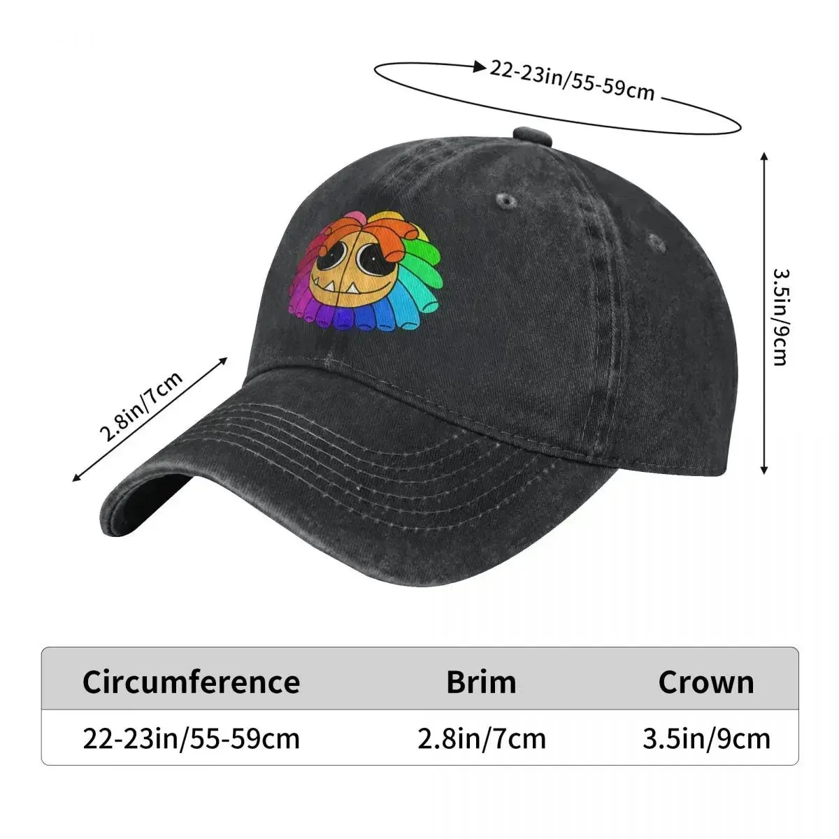 Retro Yarnaby Baseball Caps Unisex Distressed Washed Snapback Cap