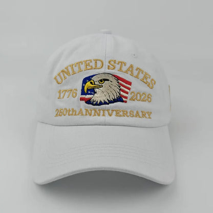 250th Anniversary Hat USA Patriotic Baseball Caps for Men Women