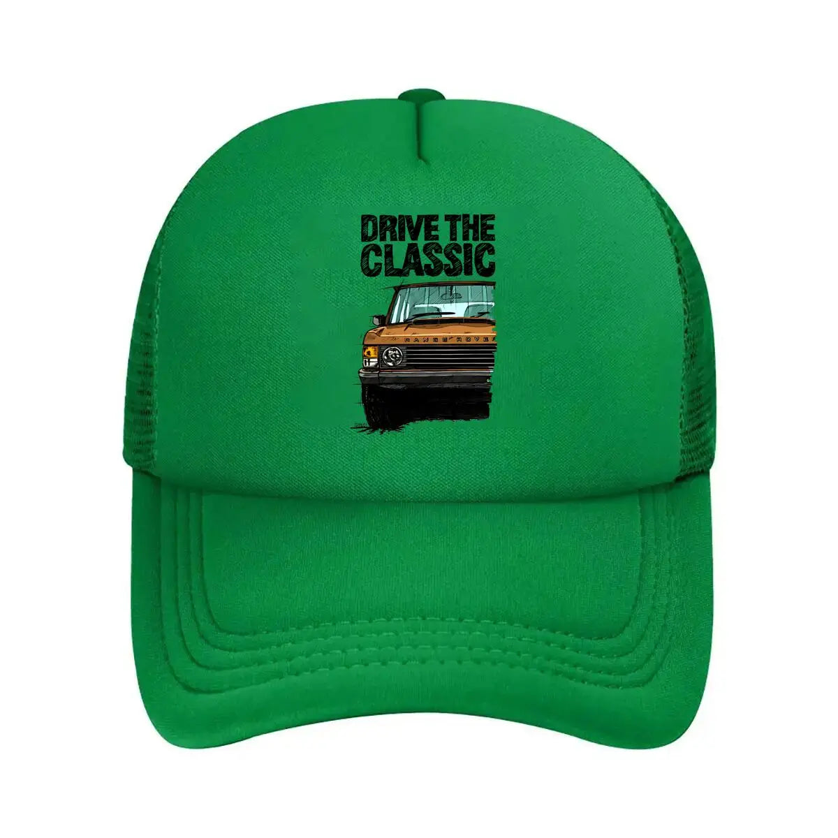 Classic Drive Auto - Inspired, Retro Car Design Mesh Baseball Cap