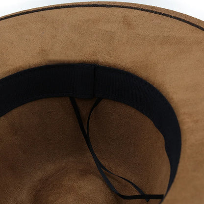Men Suede Fedora Warm Jazz Hat