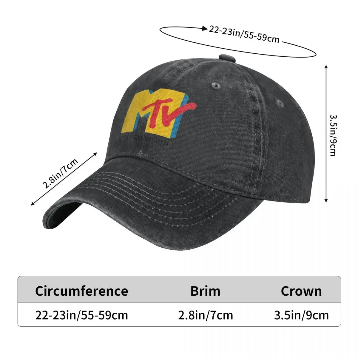 Mtv Casual Baseball Cap Summer
