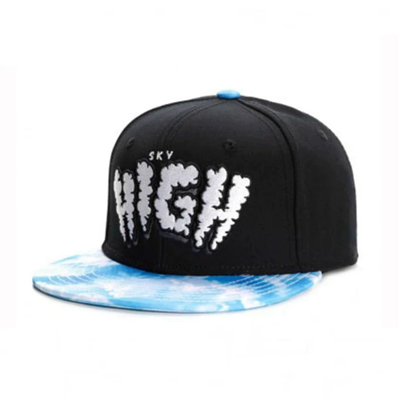 Fashio Brand Leather Cap Baseball Cap Letter Embroidery Hip Hop
