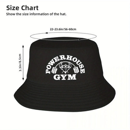 Custom Powerhouse Gym Bucket Hat Women Men