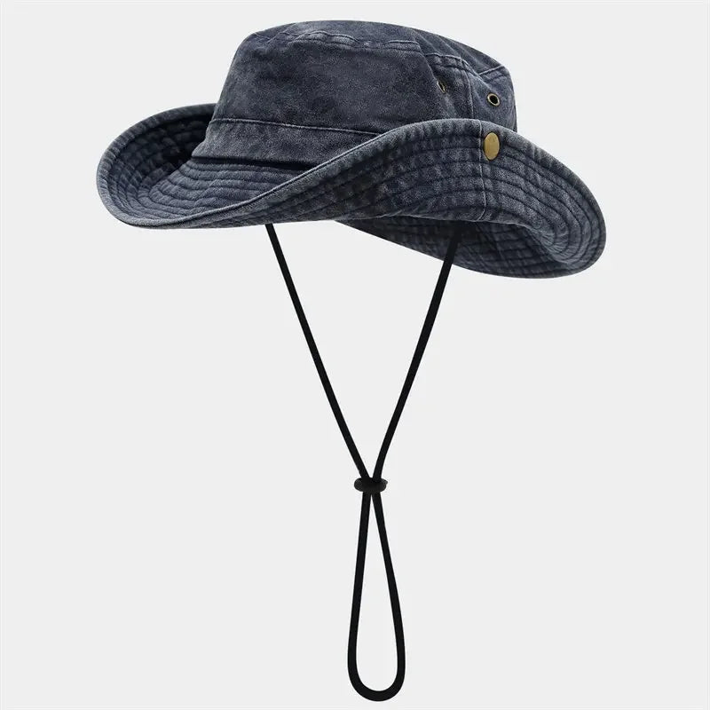 Spring And Summer Cotton Cartoon Embroidery Bucket Hat