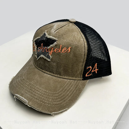 Street Star Embroidered Letters Baseball Hats