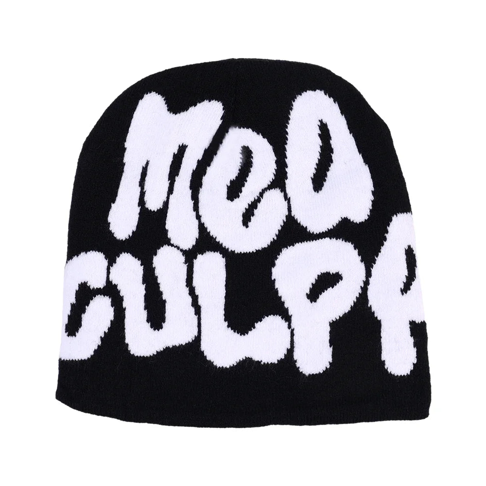 Knitting Beanies Hat Men Women Paragraph Quality Wool Cap