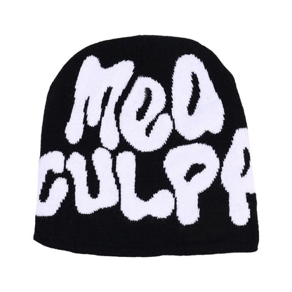 Knitting Beanies Hat Men Women Paragraph Quality Wool Cap
