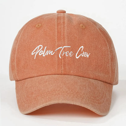 Retro Letter Embroidered Baseball Cap
