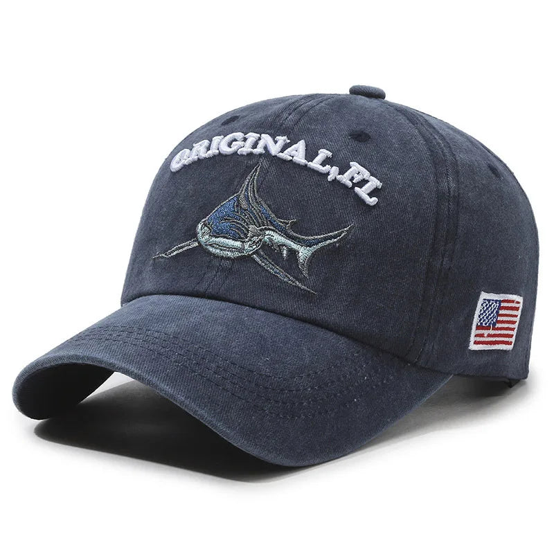 Vintage Washed Cotton Baseball Cap Men Women
