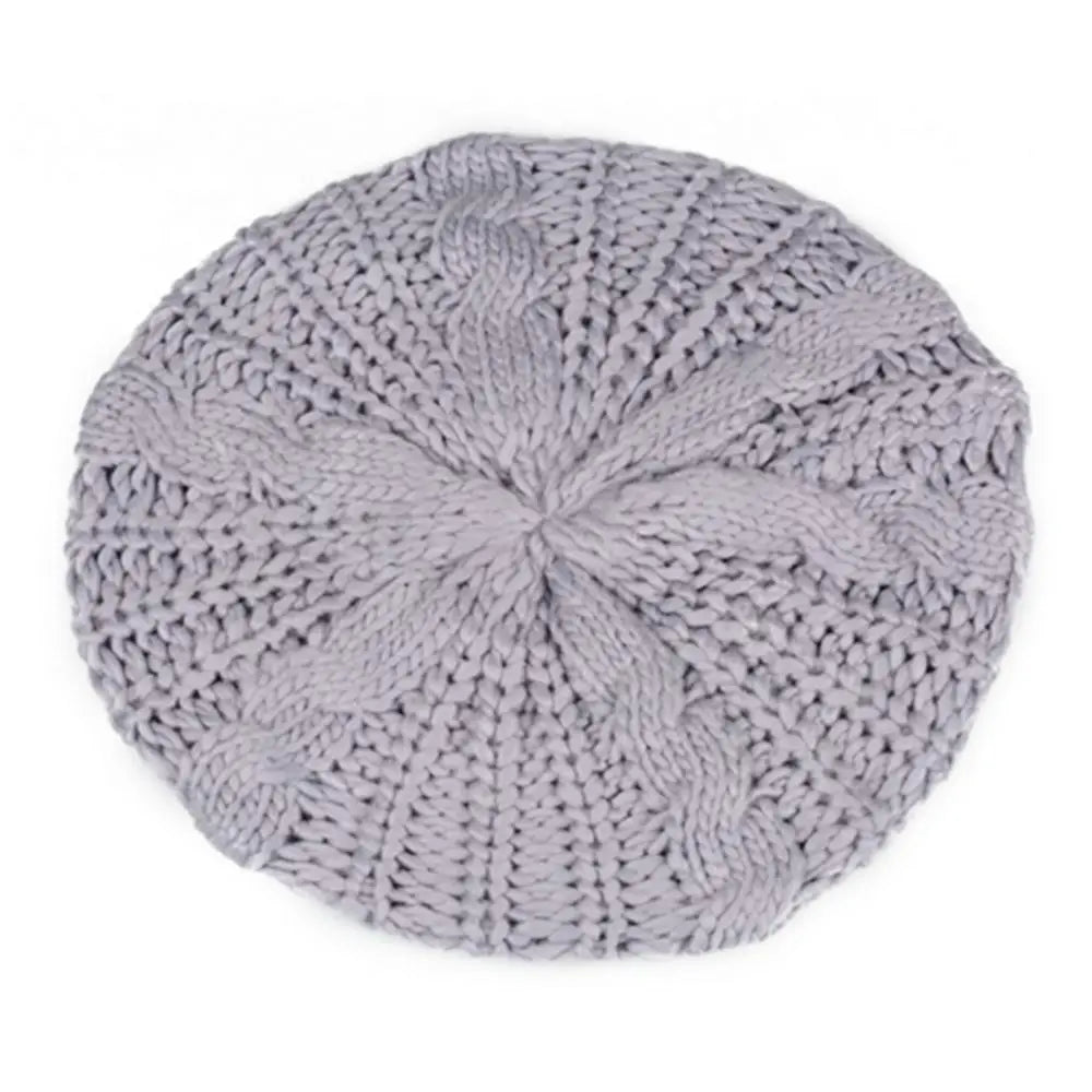 Winter Warm Vintage Ribbed French Artist Cap Painter Hat