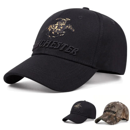 Unisex Winchester Letter Embroidery Baseball Caps Spring and Autumn