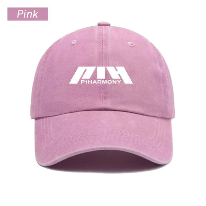 Baseball Cap Washed Printed Trucker Style Unisex