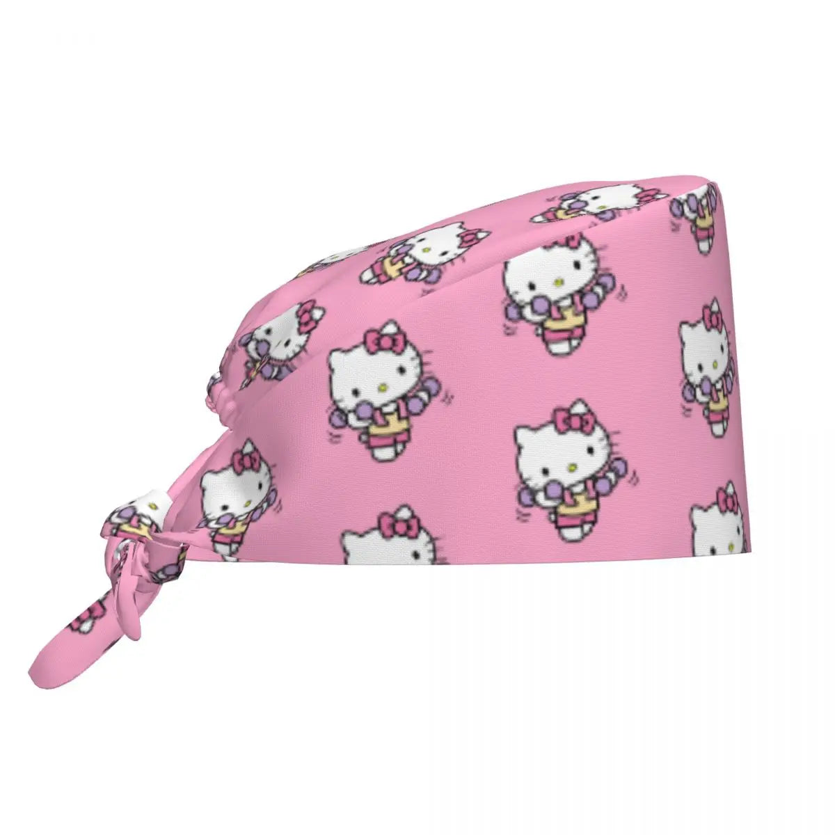 Custom Hello Kitty Medical Staff Scrubs Hat Women Men Cartoon Chara For Chef Hat