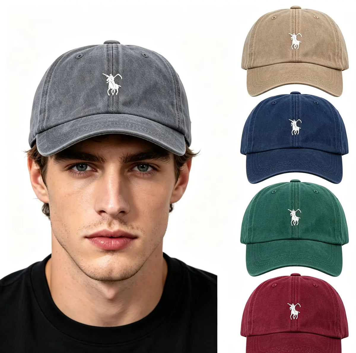 Baseball Caps Soft Cotton Washed Soft Adjustable Sunbonnet Dad Cap Hats Grim Reaper Japan