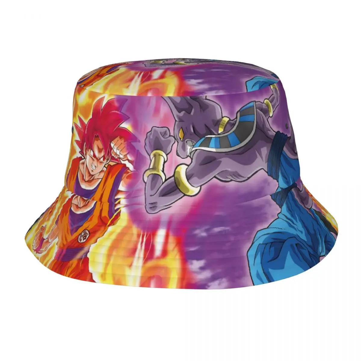 Street Dragon Vegeta Blue Ball Anime Bucket Hat Teen