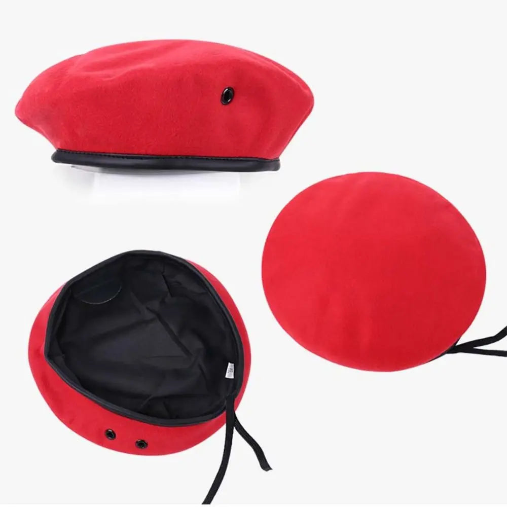 Unisex Adjustable Berets Hat Autumn And Winter For Cosplay Uniform Cap