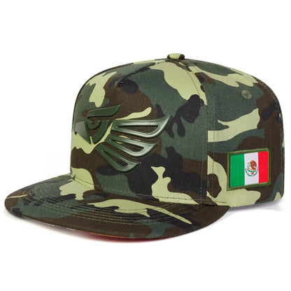 Unisex Eagle Head Embroidery Hip-hop Hats Spring and Autumn