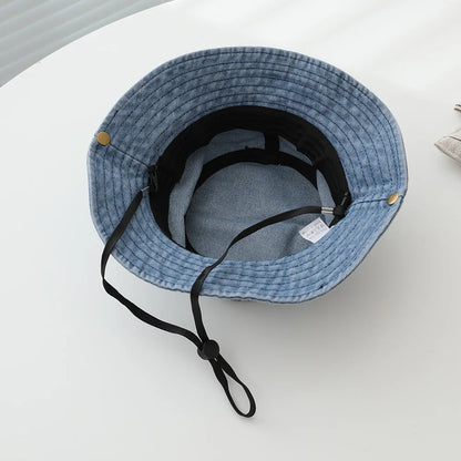 Toddler Boys Summer Kids Sun Beach Outdoor Denim Hat