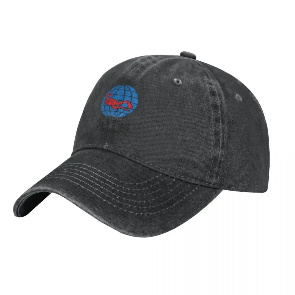 Scuba Driver Padi Washed Baseball Cap