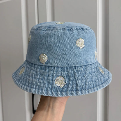 2026 New Summer Denim Bucket Hat For Women