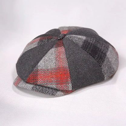 2024 Spring Autumn And Winter Octagonal Hat Women