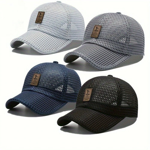 Breathable Mesh Baseball Caps - Adjustable, Quick-Drying