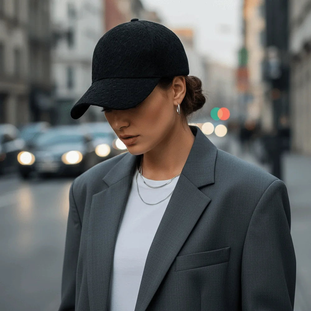 Elegant Breathable Floral Lace Baseball Cap