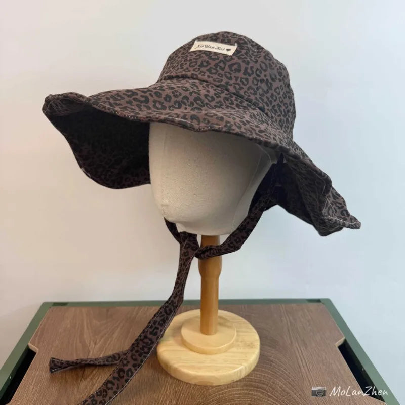 New Fashion Big Brim Long Streamer Bucket Hats
