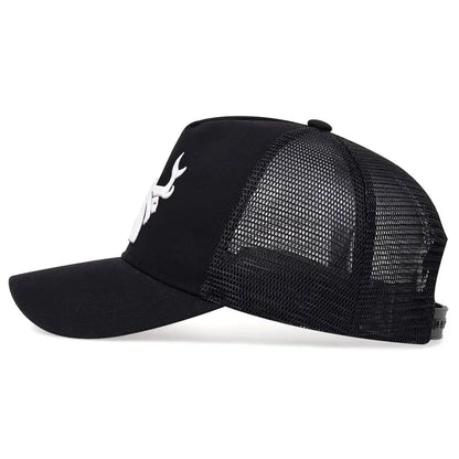 Unisex Antler Embroidered Baseball Cap Men Women Summer