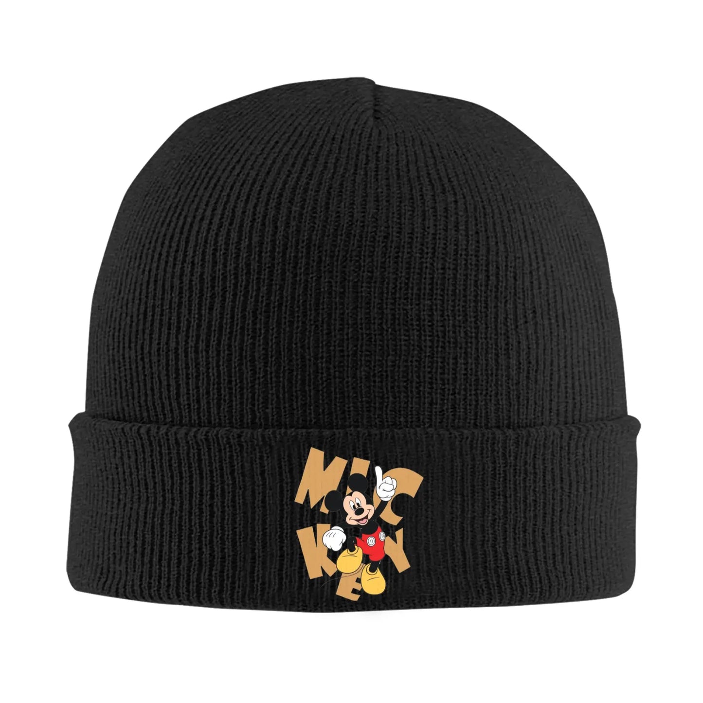 Minnie Mouse Mickey Knitted Caps For Women Men Beanie Winter Hats