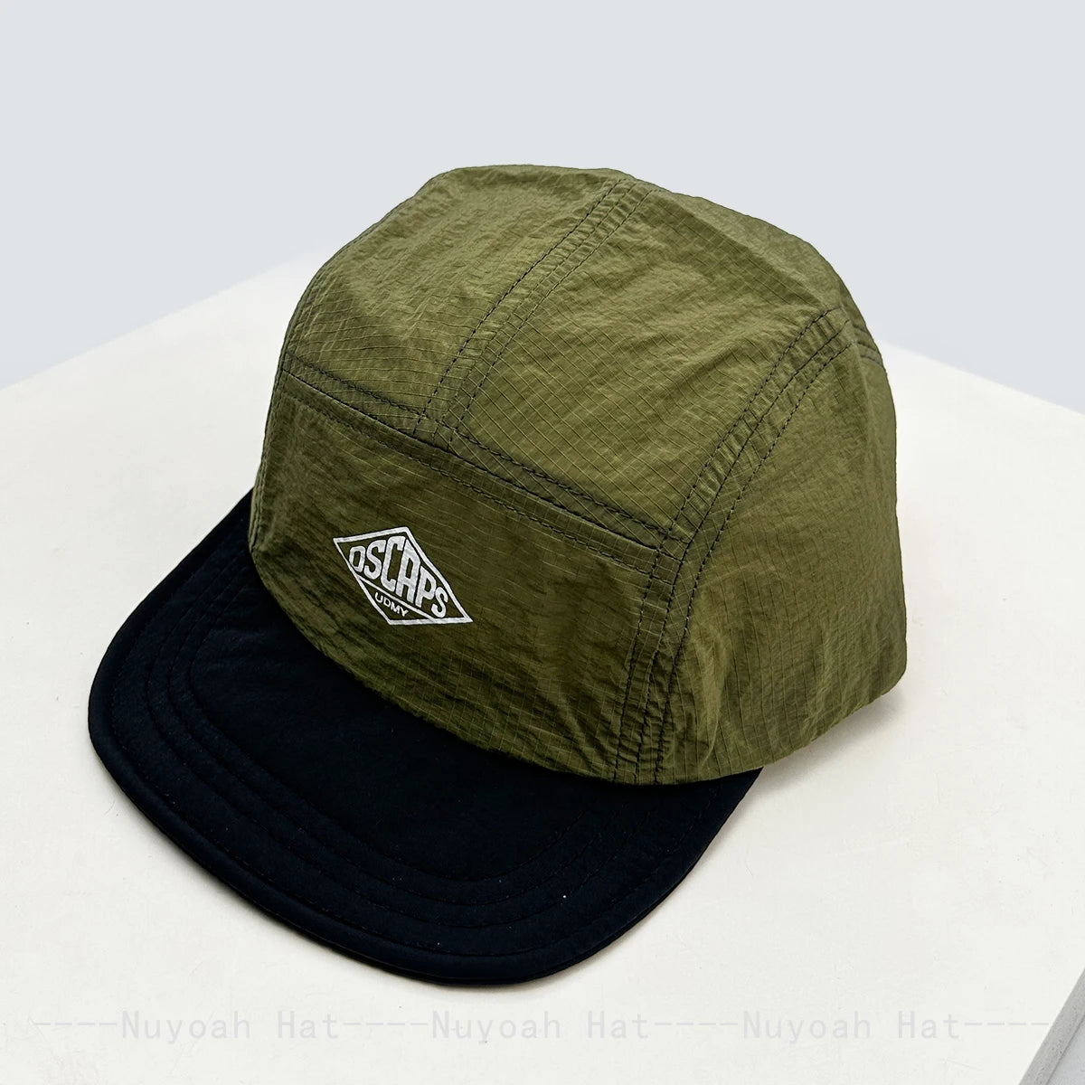 Versatile Quick-Dry Plaid Solid Color Block Baseball Hats
