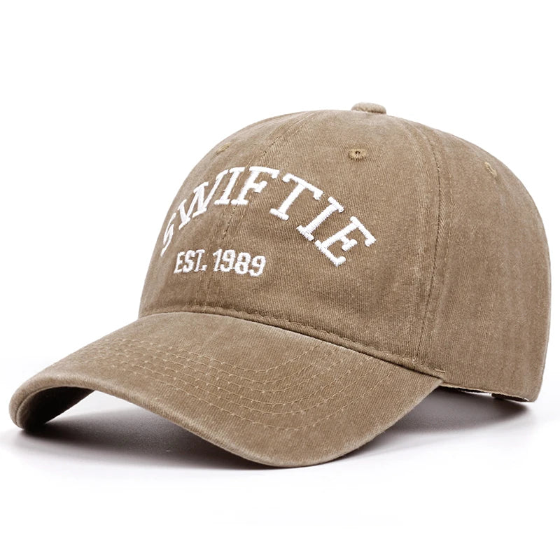 Swiftie Washed Retro Aged Letter Embroidery Baseball Caps Women Men