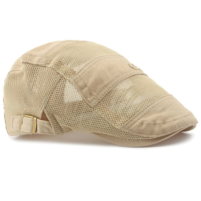 Men Women Spring Summer Mesh Cap Retro Artist Painter Beret Hat