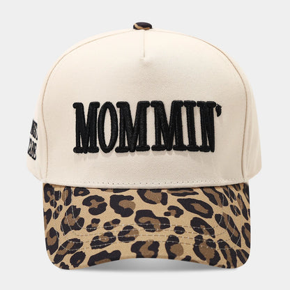 Unisex Duck Cap Couple Beer MOMMIN Letter Embroidery Cotton Hat Fashionable Design Soft Baseball Cap